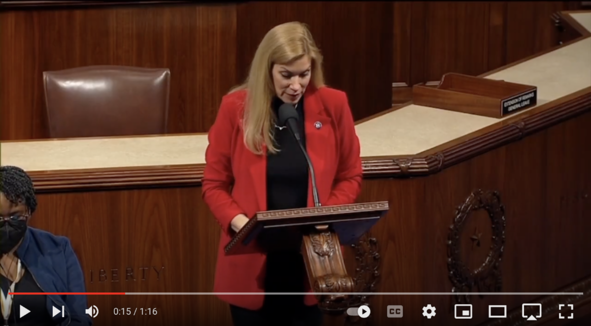 Van Duyne speaks on the House floor